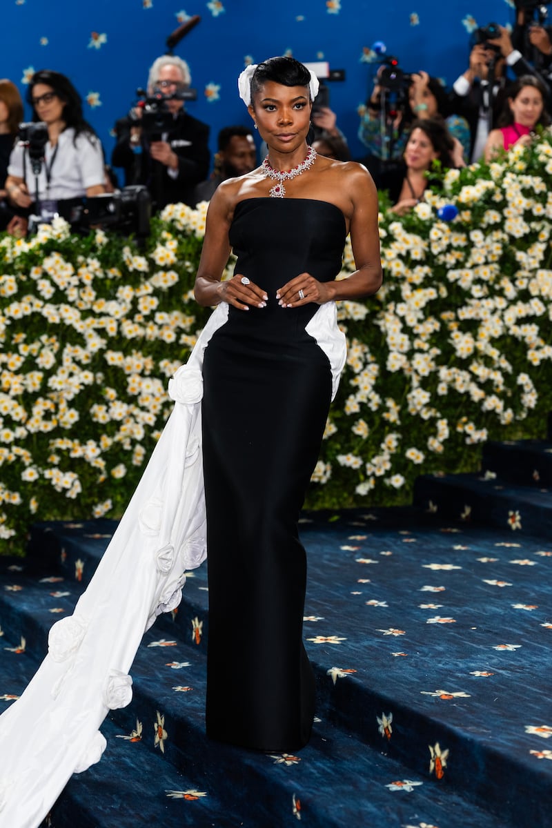Gabrielle Union wore Prada for the 2025 Met Gala, celebrating 'Superfine: Tailoring Black Style' on May 05, 2025, in New York City.