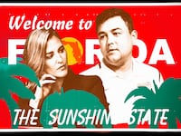 A photo illustration showing Bridget and Christian Ziegler.