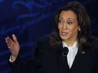 Kamala Harris told Donald Trump that she and Tim Walz both own guns during the presidential debate.