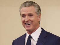 California Governor Gavin Newsom delivers his final State of the State Address at the California Capitol Building in Sacramento, Calif. Thursday, January 8, 2026.