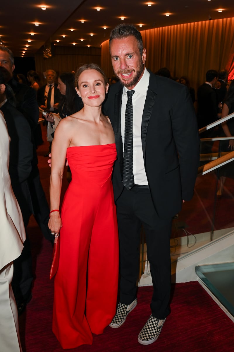 Kristen Bell, Dax Shepard at the TIME100 Gala held at Lincoln Center on April 24, 2025 in New York, New York.