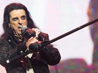 Alice Cooper performs on stage with Hollywood Vampires in Glasgow, Scotland