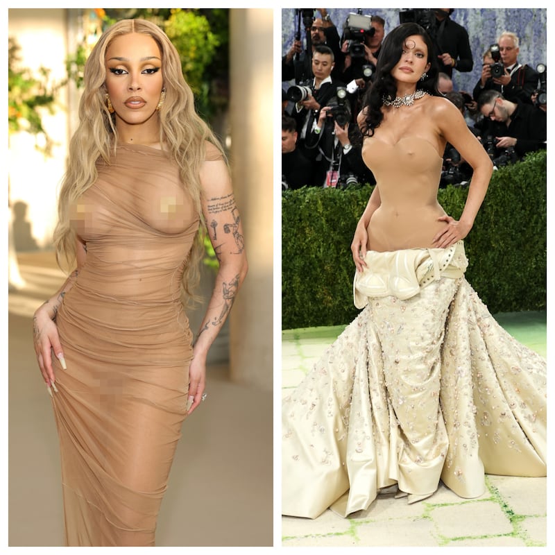 Doja Cat and Kylie Jenner at the 2026 Met Gala.