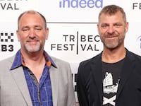 NEW YORK, NEW YORK - JUNE 07: Trey Parker and Matt Stone attend the premiere of "Casa Bonita Mi Amore!" at the Tribeca Festival at Spring Studios on June 07, 2024 in New York City. (Photo by Taylor Hill/WireImage)