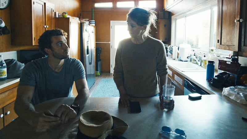 Billy Evans and Elizabeth Holmes in the documentary "You Can See Everything."