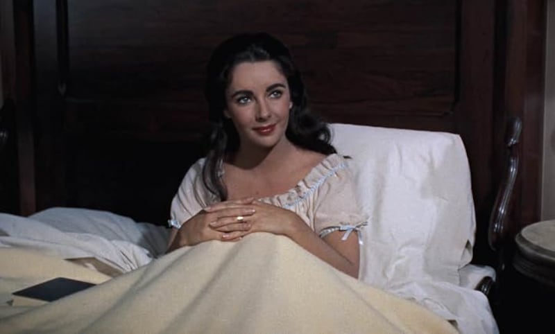 Elizabeth Taylor appears in the 1956 film, 'Giant.'