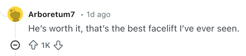 Reddit comment