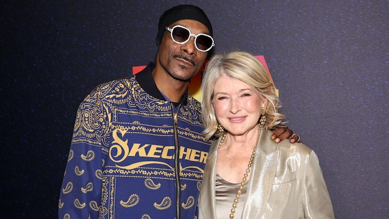 Snoop Dogg and Martha Stewart attend the 2023 Footwear News Achievement Awards at Cipriani South Street on November 29, 2023 in New York City.