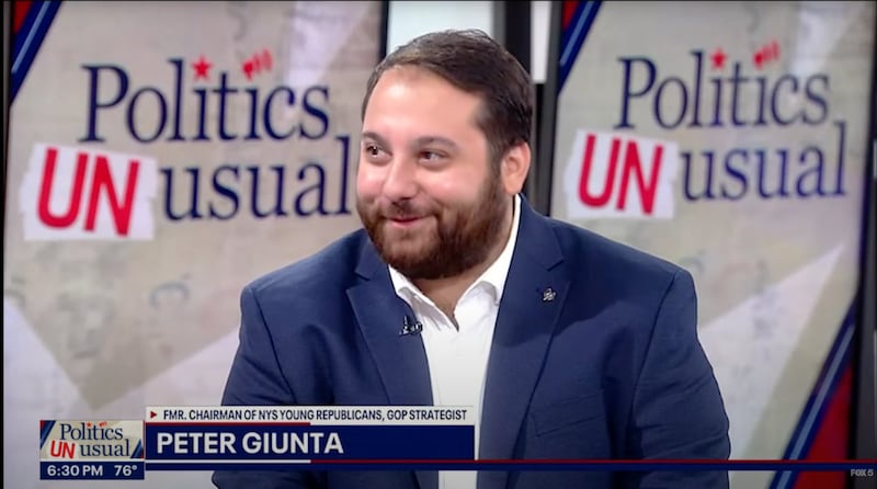 Peter Guinta appearing on Fox5 Politics Unusual