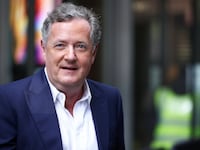 Journalist and TV presenter Piers Morgan leaves the BBC Headquarters in London, Britain, January 16, 2022.