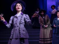 Phillipa Soo in the world premiere of “Suffs” at The Public Theater.