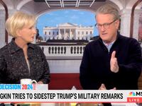 Joe Scarborough slams Glenn Youngkin for defending Donald Trump’s “fascist” threat to use the military against political opponents on MSNBC’s ‘Morning Joe.’