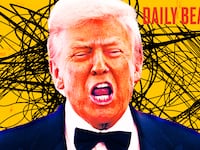 A photo illustration of President Donald Trump.