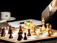A chess match.