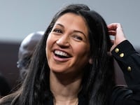 Katie Miller during the Senate Finance Committee confirmation hearing for Robert F. Kennedy Jr., Wednesday, January 29, 2025.