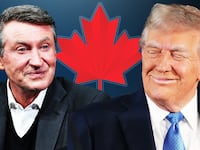 Wayne Gretzky, Donald Trump Illustration
