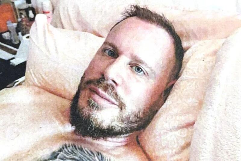Ryan Wedding in bed.