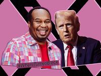 Roy Wood Jr. and Donald Trump