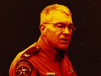 A photo illustration of Texas DPS director Steven McCraw.