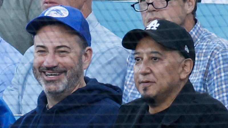 Jimmy Kimmel and Cleto Escobedo III