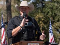 Pinal County Sheriff Mark Lamb teases announcing a bid for Sen. Kyrsten Sinema’s (I-AZ) seat.