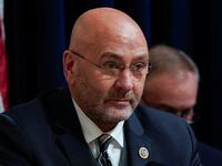 Clay Higgins (R-LA) asks questions to U.S. Homeland Security Secretary Alejandro Mayorkas, FBI Director Christopher Wray, and National Counterterrorism Center Director Christine Abizaid.