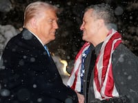 President Donald Trump welcomes Marc Fogel back to the United States.