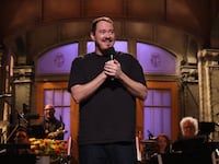 SATURDAY NIGHT LIVE -- Episode 1907 -- Pictured: Host Shane Gillis during the monologue on Saturday, October 10, 2026 -- (Photo by: Will Heath/NBC via Getty Images)