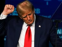 Former U.S. President and Republican presidential candidate Donald Trump