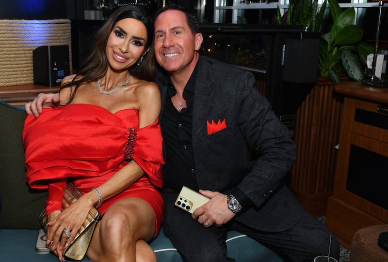 “Season 1 Screening Event” -- Pictured: (l-r) Rulla Nehme Pontarelli, Brian Pontarelli at The Yacht Club at the Starrett-Lehigh Building in New York City on March 30, 2026