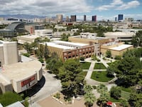 Campus of the University of Las Vegas from above.