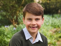 Prince Louis, 7, has lost his two front teeth.