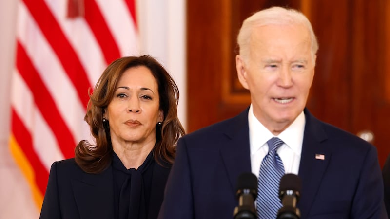 Kamala Harris and Joe Biden