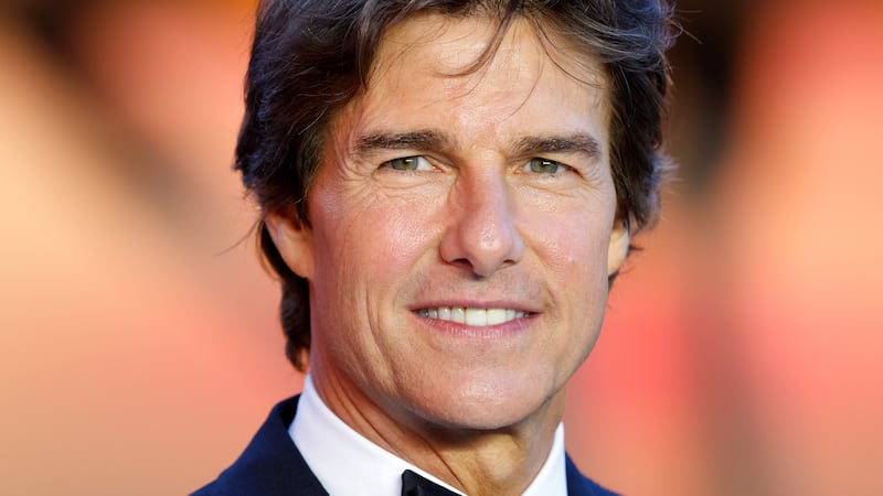 Tom Cruise attends the U.K. premiere and Royal Film Performance of 'Top Gun: Maverick' in Leicester Square on May 19, 2022, in London, England.