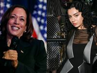 Kamala Harris and Charli XCX