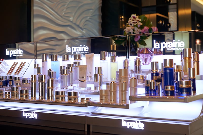 The glass skin facial at La Prairie Spa in Beverly Hills