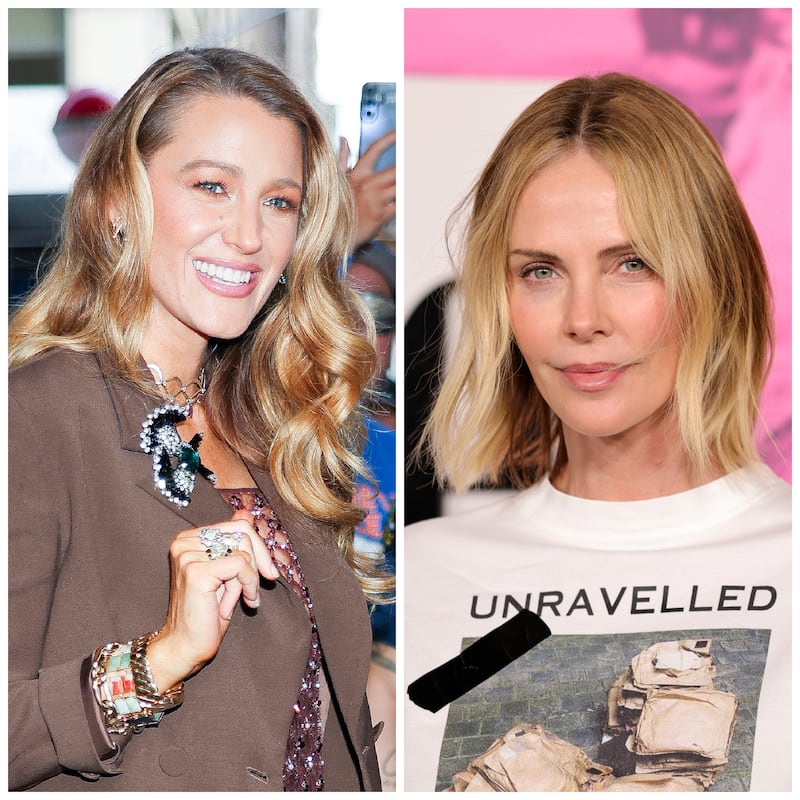Blake Lively and Charlize Theron regularly demonstrate well-blended blonde hair colors.
