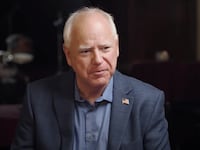 Tim Walz’s comments to Kamala Harris about “white guy tacos” were criticized online.