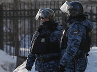 Law enforcement officers in Russia—a Los Angeles resident has been charged with treason in Russia for allegedly raising money for the Armed Forces of Ukraine.
