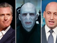Gavin Newsom, Voldemort and Stephen Miller