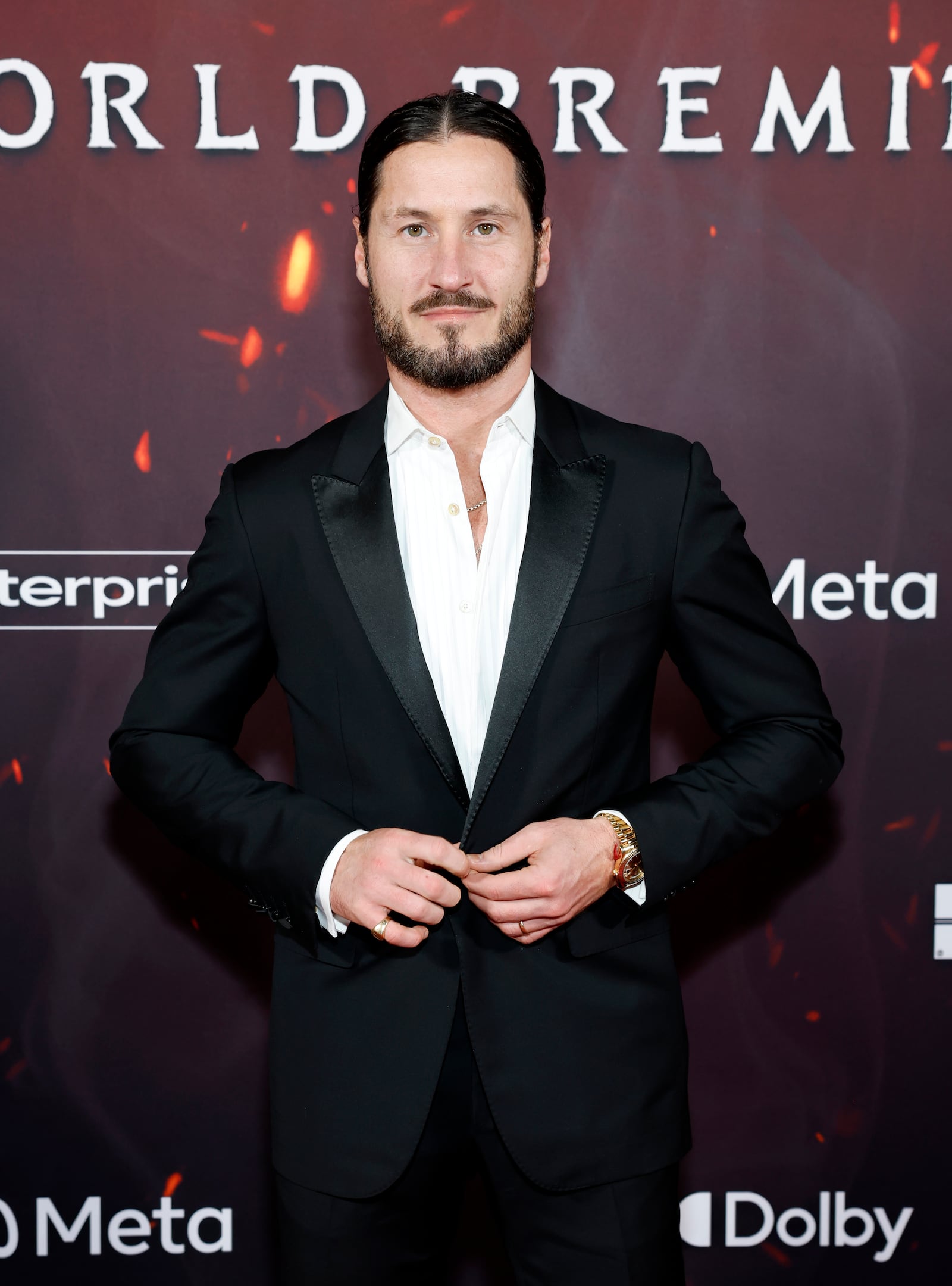 Valentin Chmerkovskiy has been a professional dancer on "Dancing with the Stars" since 2011. Here at the world premiere of "Avatar: Fire and Ash" in Hollywood, 2025.