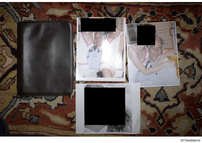 Jeffrey Epstein is seen on the images released by the US Department of State. The US Justice Department released thousands of records Friday related to the sex trafficking investigation into disgraced financier Jeffrey Epstein and his accomplice Ghislaine Maxwell.