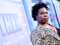 Leslie Jones attends "The Mother" premiere.