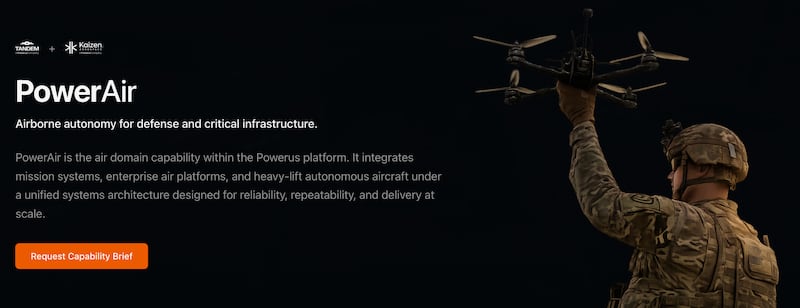 Powerus has a military drone supply arm.