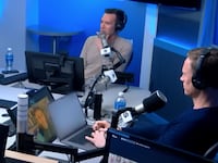 Jon Favreau and Tommy Vietor of Pod Save Ameria.