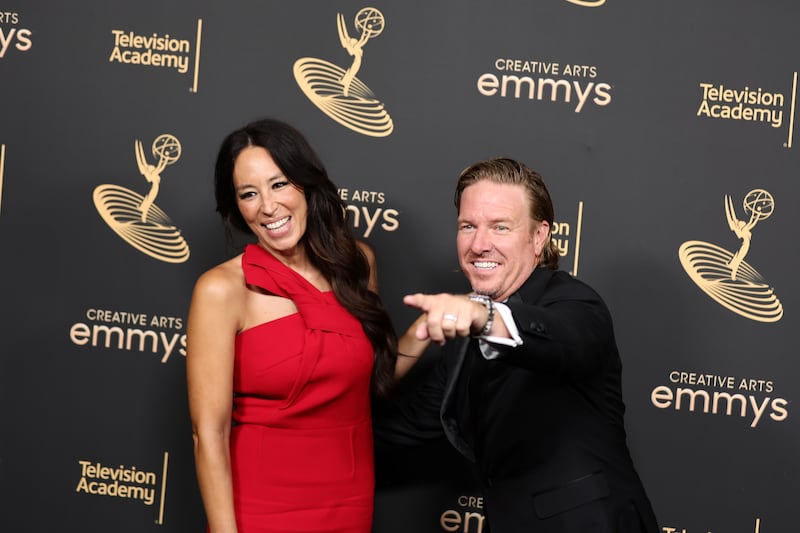 Chip Gaines wrote that his body has changed in his fifties. Pictured here with Joanna Gaines at the 2022 Creative Arts Emmys in Los Angeles.