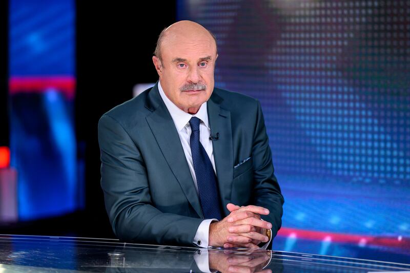 NEW YORK, NEW YORK - FEBRUARY 26: Dr. Phil visits "Jesse Watters Primetime" to discuss his new book "We've Got Issues: How You Can Stand Strong for America's Soul and Sanity" at FOX News Channel Studios on February 26, 2024 in New York City. (Photo by Roy Rochlin/Getty Images)