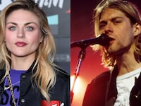 Frances Bean Cobain and Kurt Cobain