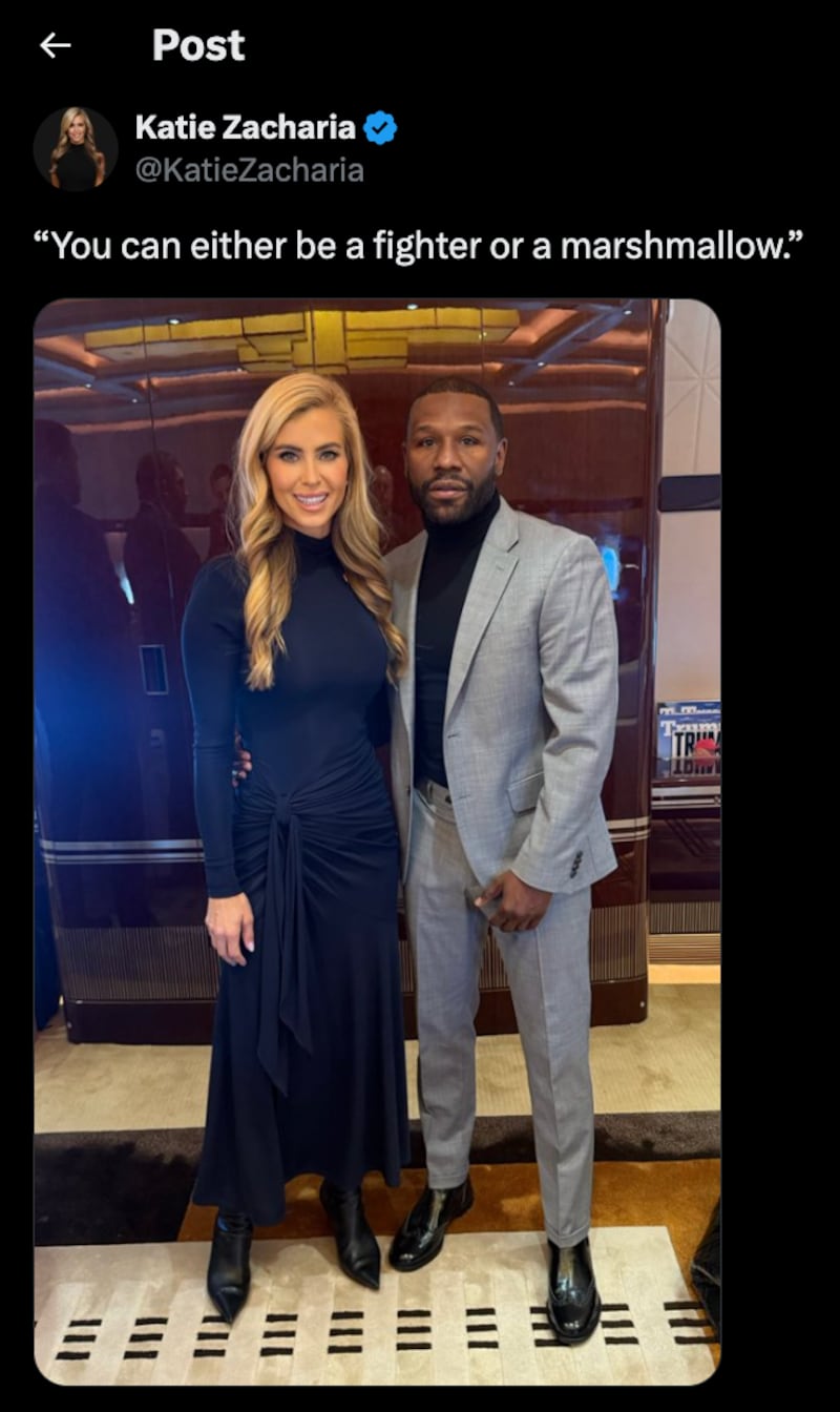 Katie Zacharia & Floyd Mayweather