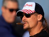 Kid Rock Chugs Bud Light After Gunning Down Cases of Beer in Anti-Trans Rage